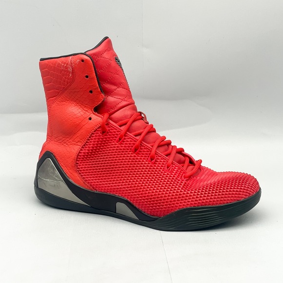 Nike Kobe 9 High KRM EXT Mens 10.5 Red Mamba Challenge Black 716993600
